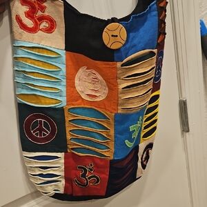 Bo Ho Multicolored Patchwork Shoulder Bag - New